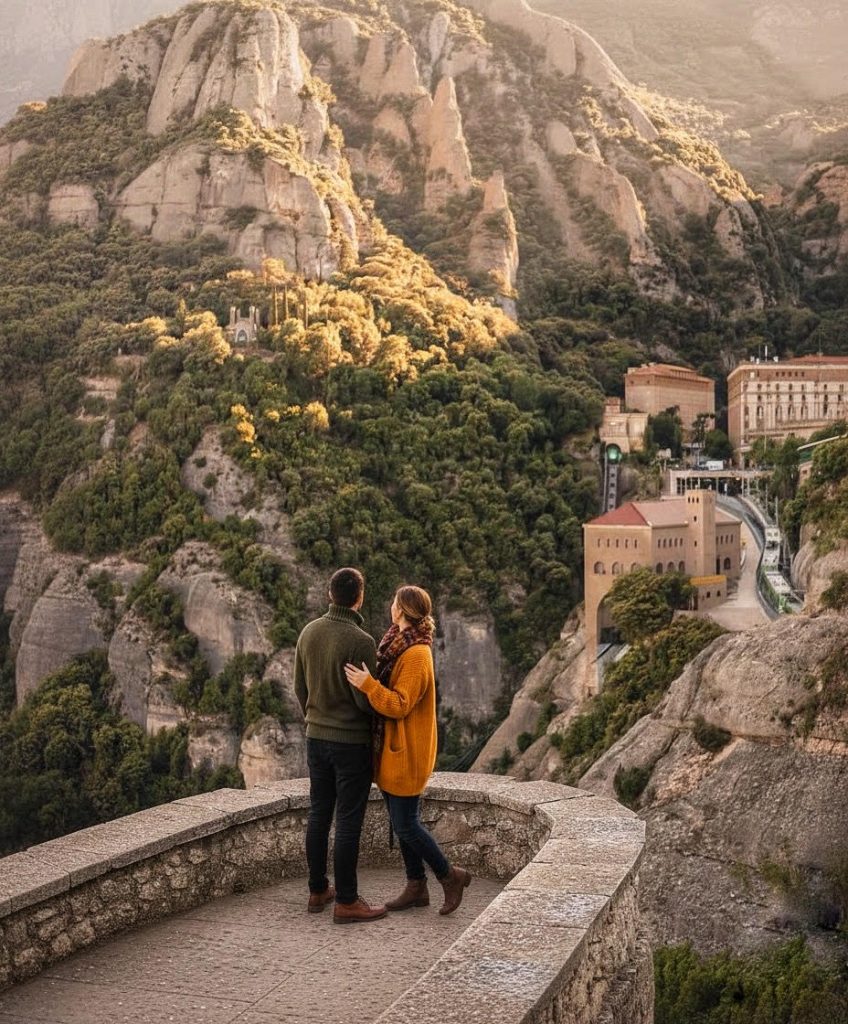 Proposal planner Montserrat romantic mountain proposal