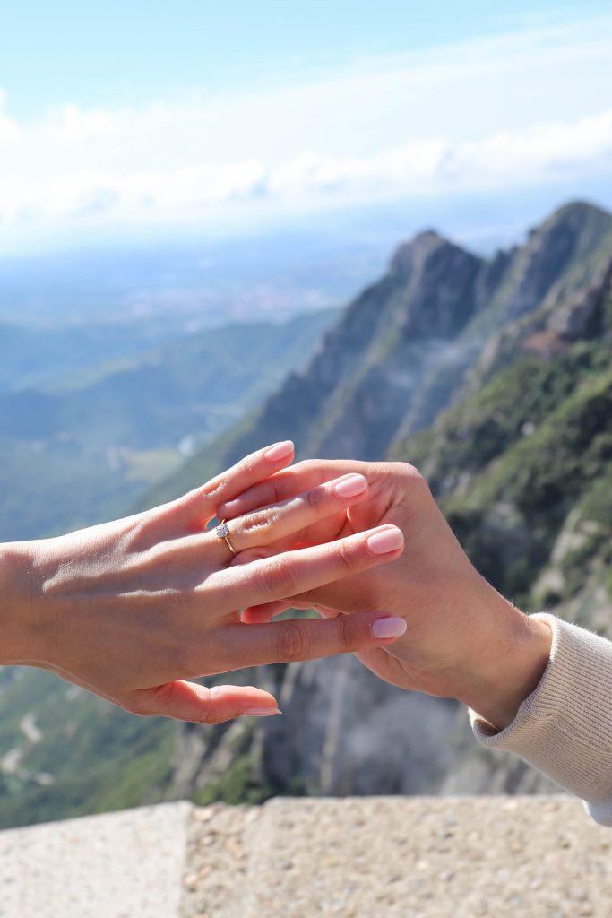Engagement Photos in Montserrat, Spain