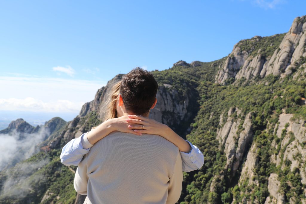 Surprise Proposal with Mountain Views in Montserrat